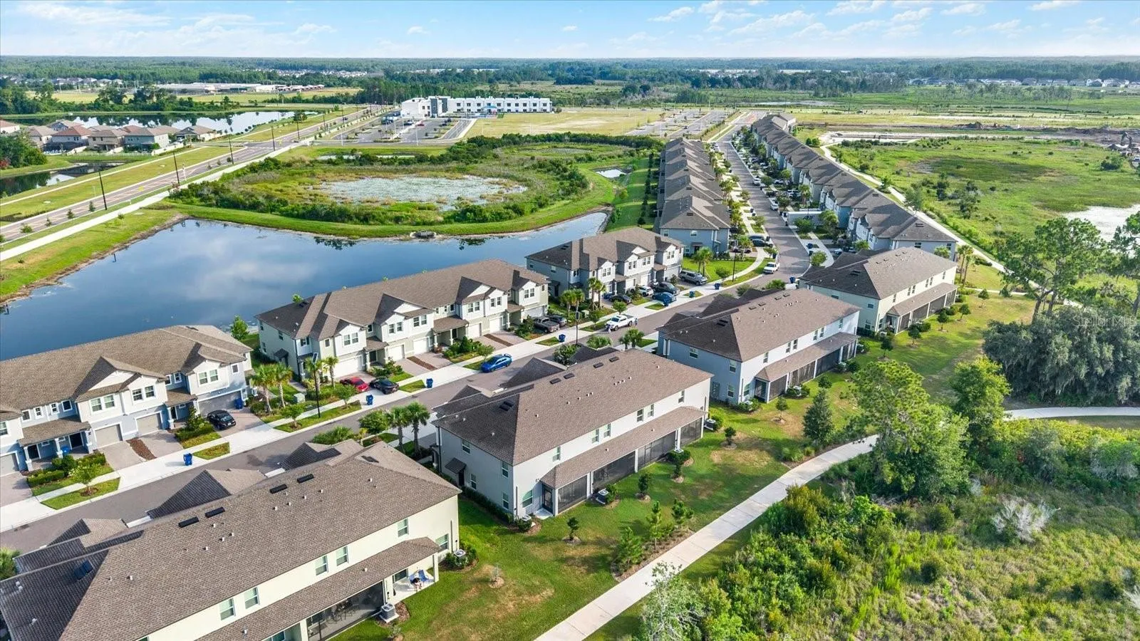 neighborhood aerial view