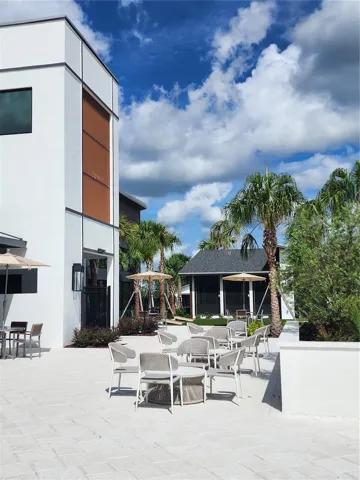 back of clubhouse