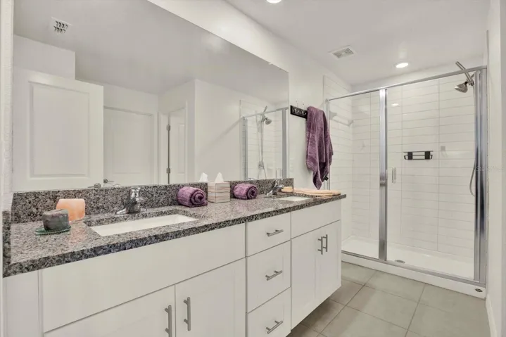 master ensuite walk in shower