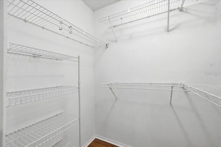 Primary closet
