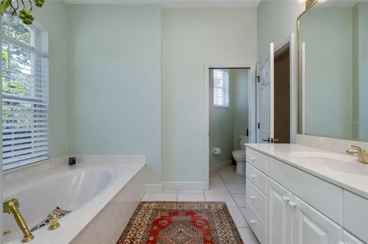 PRIMARY BATH 2 TOILET ROOMS