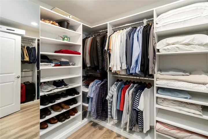 Primary custom closet