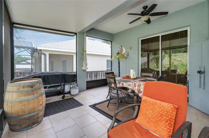 enclosed patio