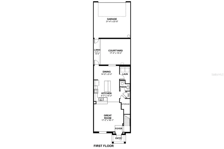 Foxtail Floor Plan- First Floor.