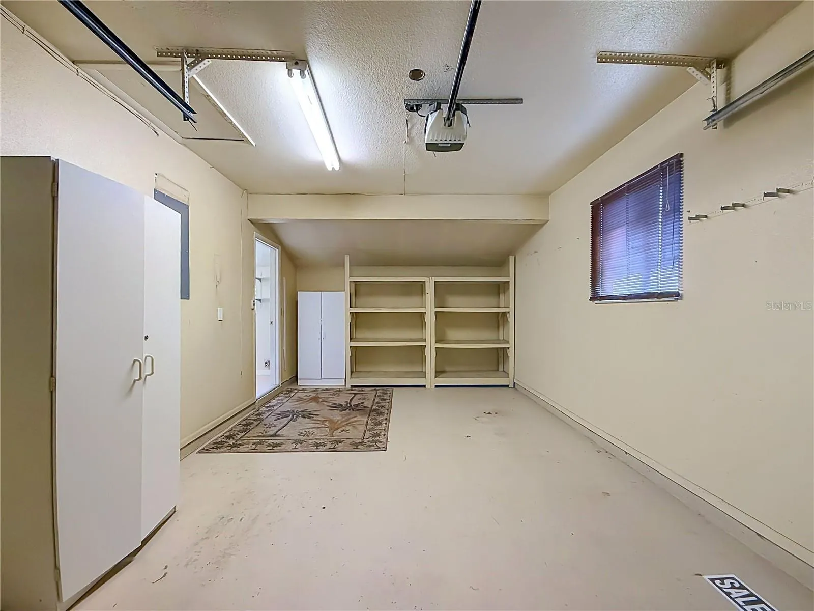 Garage with storage