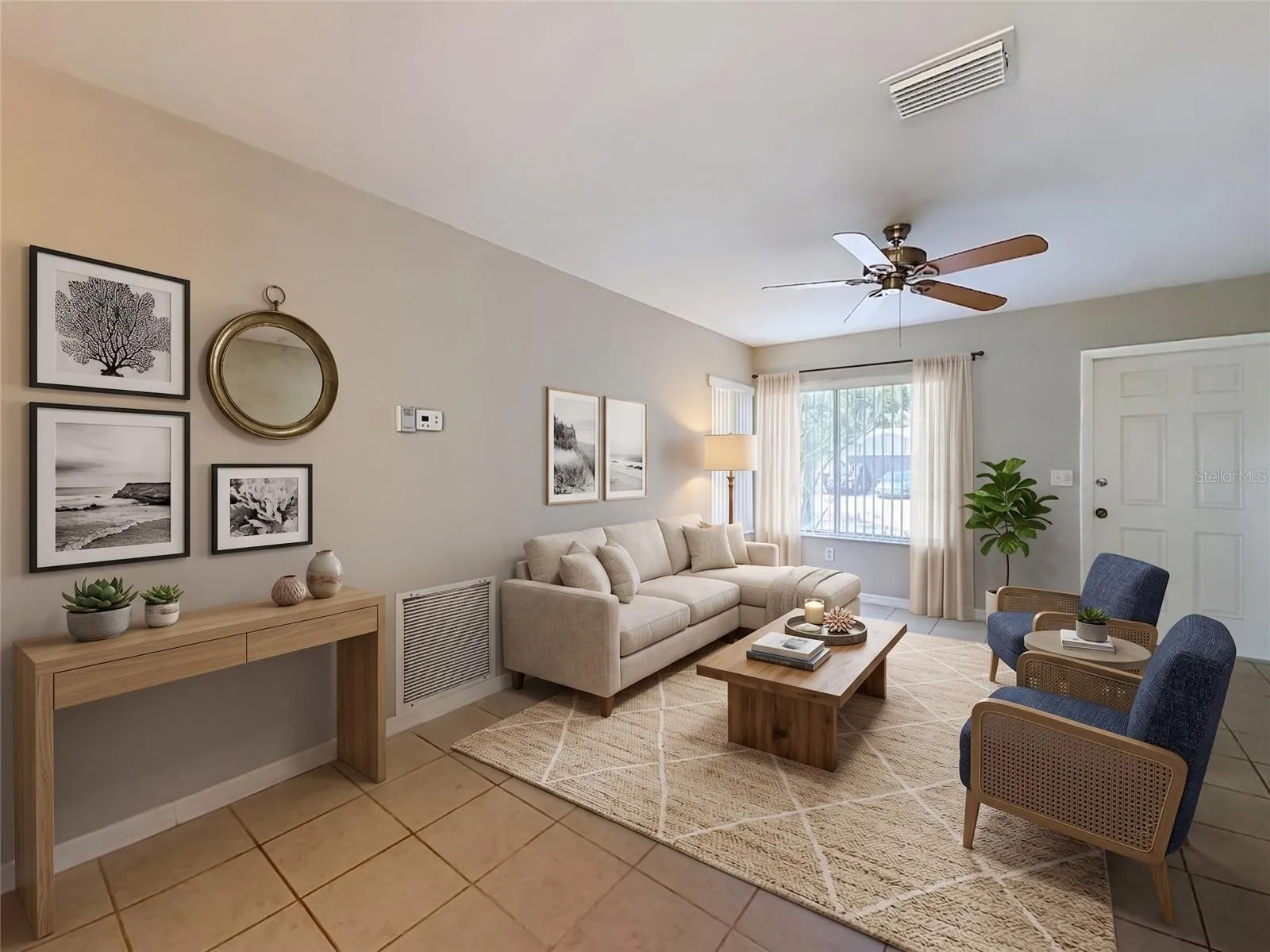 Virtually Stage living room