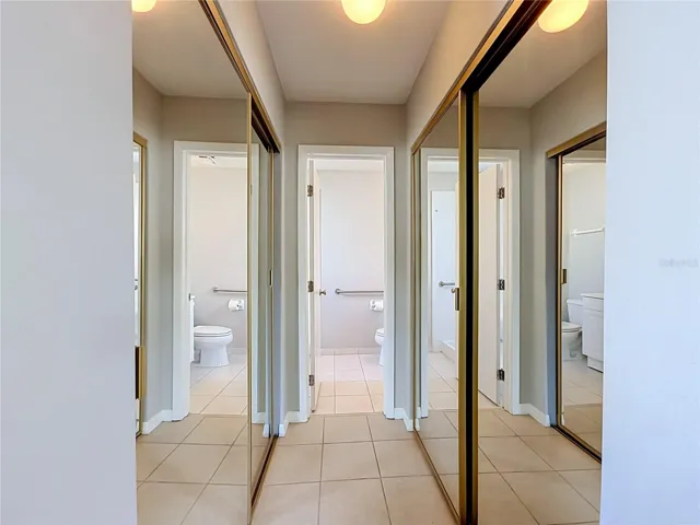 Primary double closets