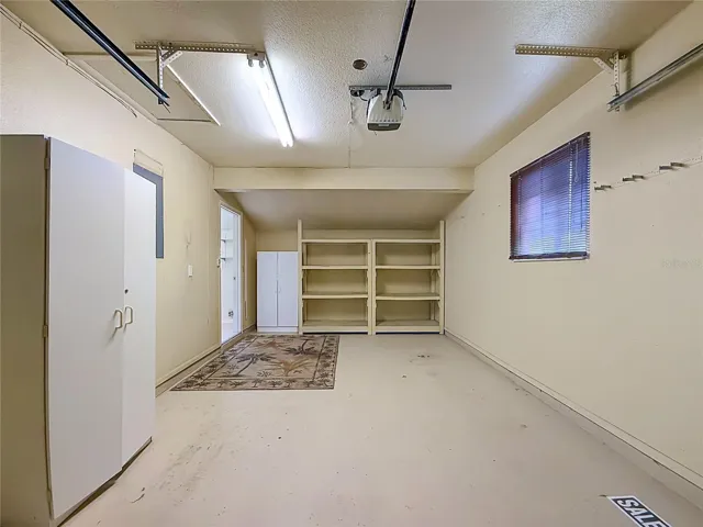 Garage with storage