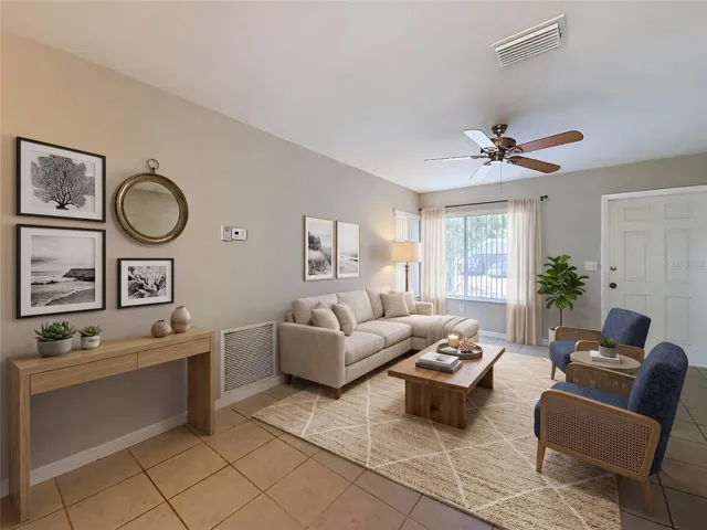 Virtually Stage living room