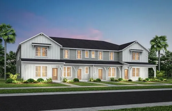 Exterior Design. Artistic rendering for this new construction home. Pictures are for illustrative purposes only. Elevations, colors and options may vary.
