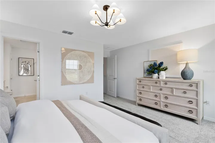 Model Home Design Only. Pictures and furnishings are for illustrative purposes only. Elevations, colors and options may vary. Furniture is for model home staging only.