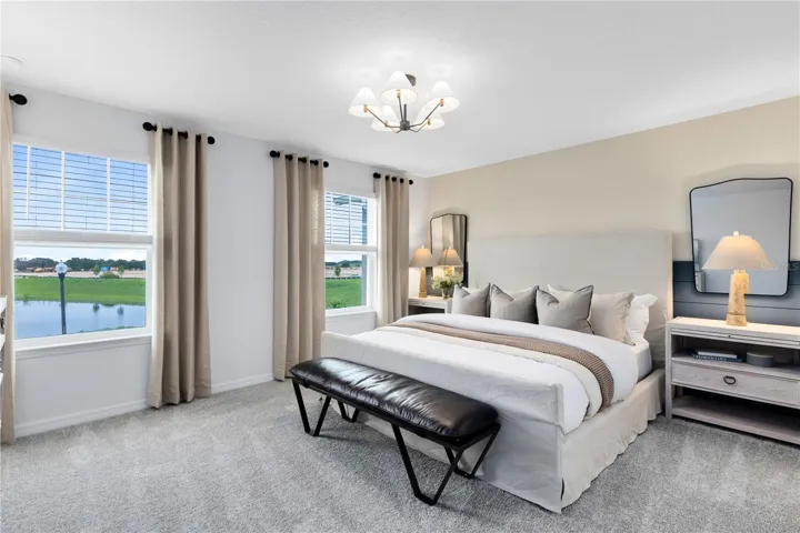Model Home Design Only. Pictures and furnishings are for illustrative purposes only. Elevations, colors and options may vary. Furniture is for model home staging only.