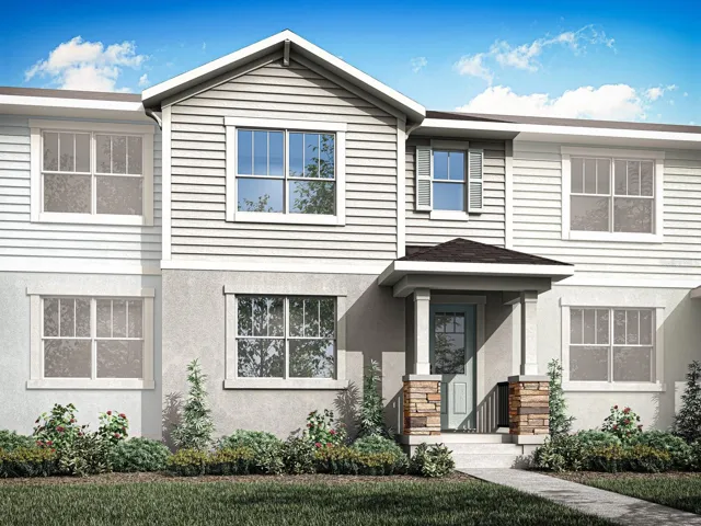 Hickory Grove - Catalina I Floorplan - Coastal Elevation - Architect's Rendering