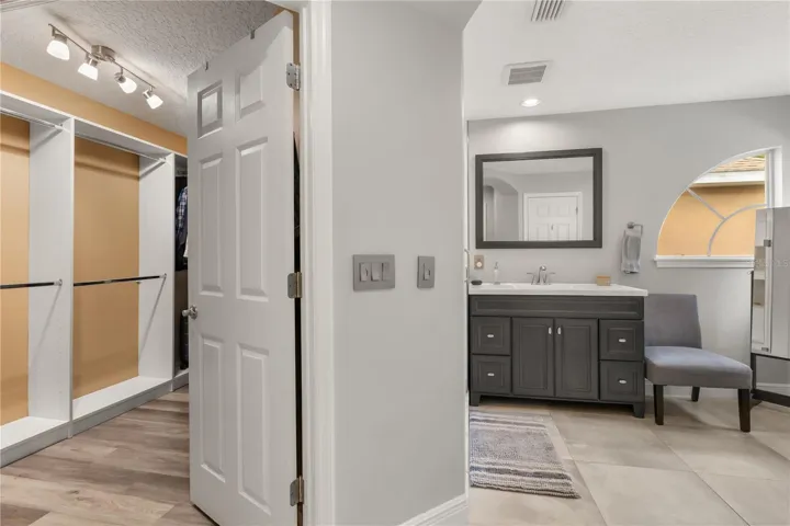 Large walk in closet - primary
