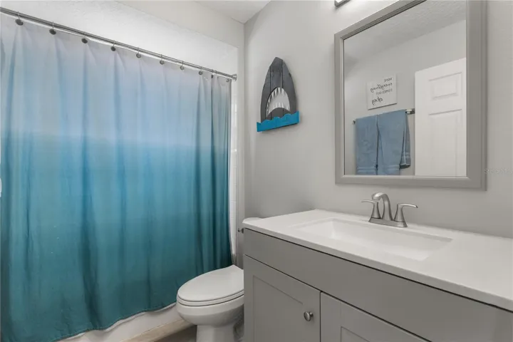 Upstairs guest bathroom