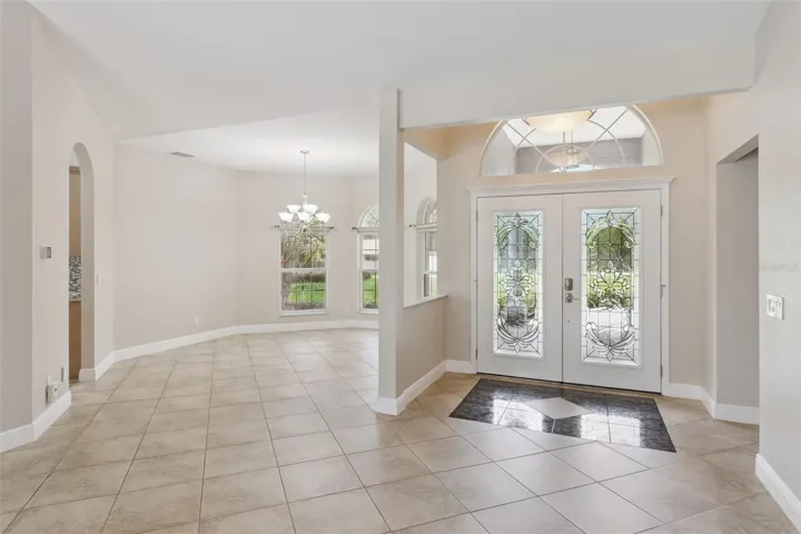 Front Entry &amp; dining room