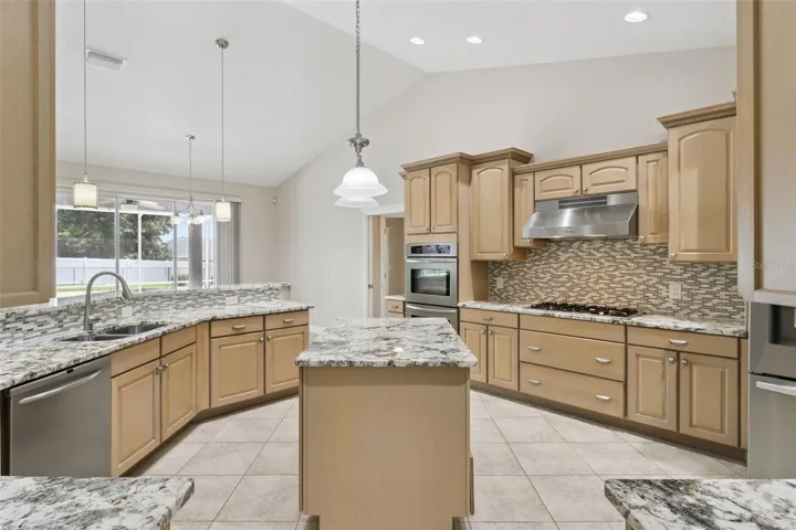 Gourmet kitchen