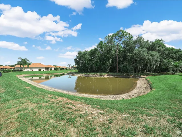 Pond View on the front of the home
