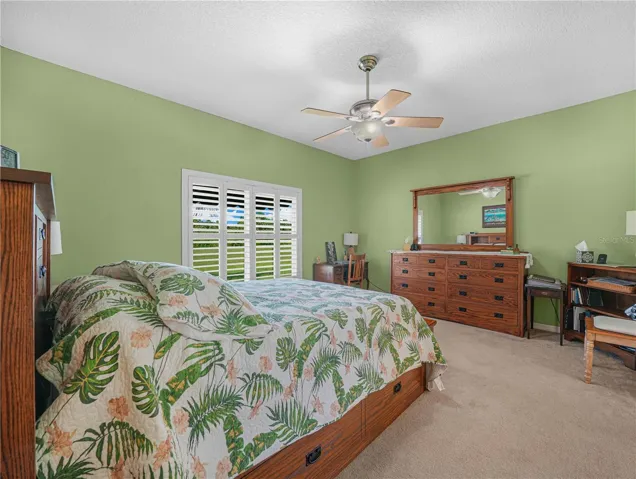 Primary Bedroom on the Back of the home