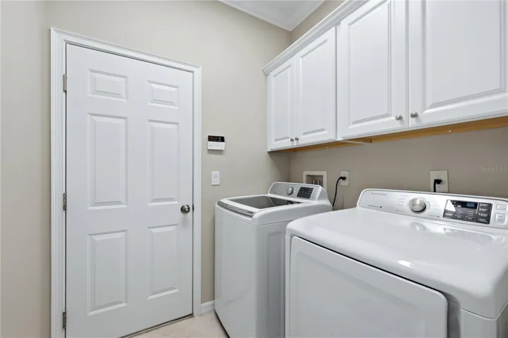 Inside utility room
