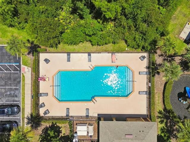 Community Pool Aerial