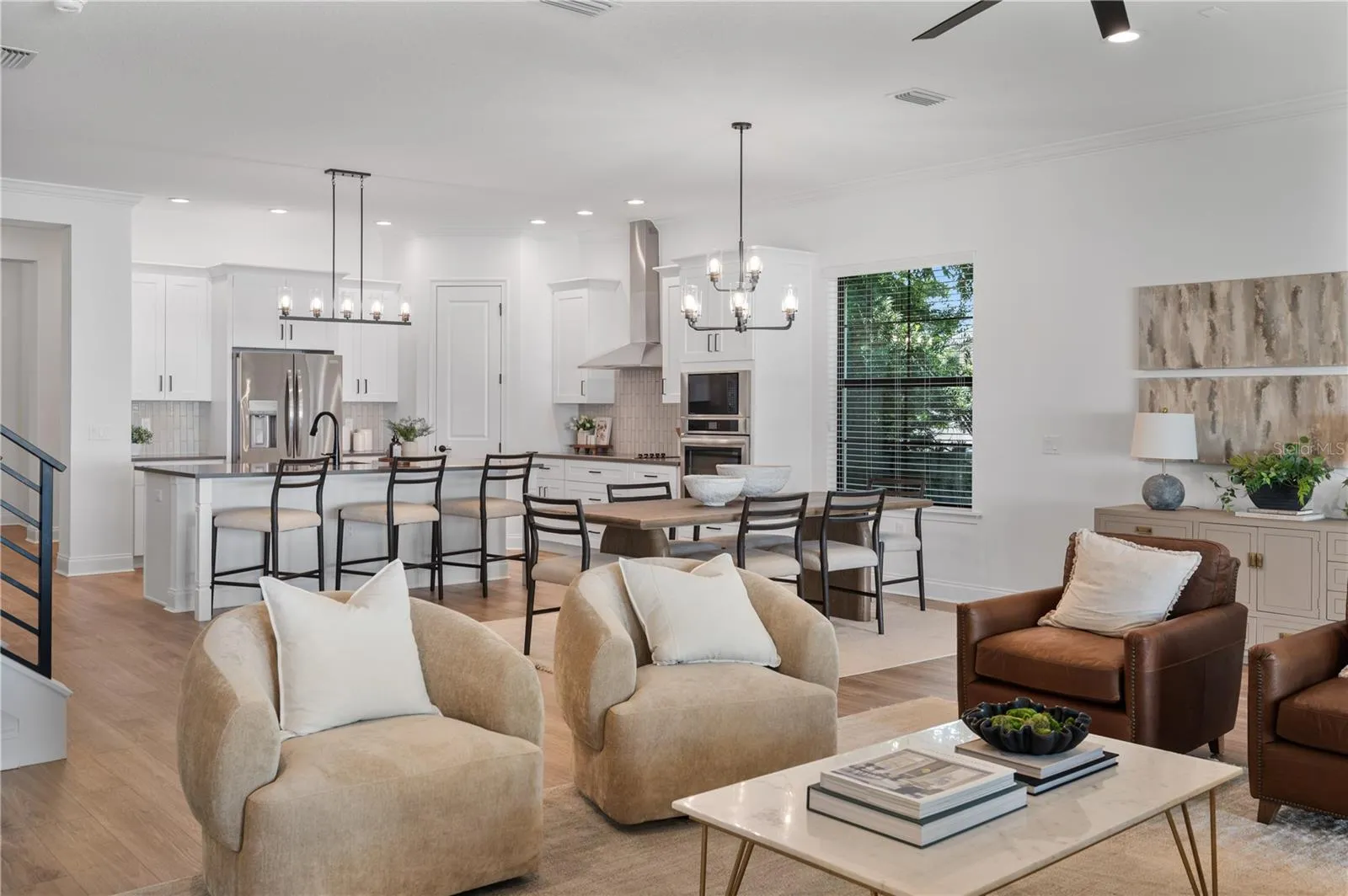 Open concept living space