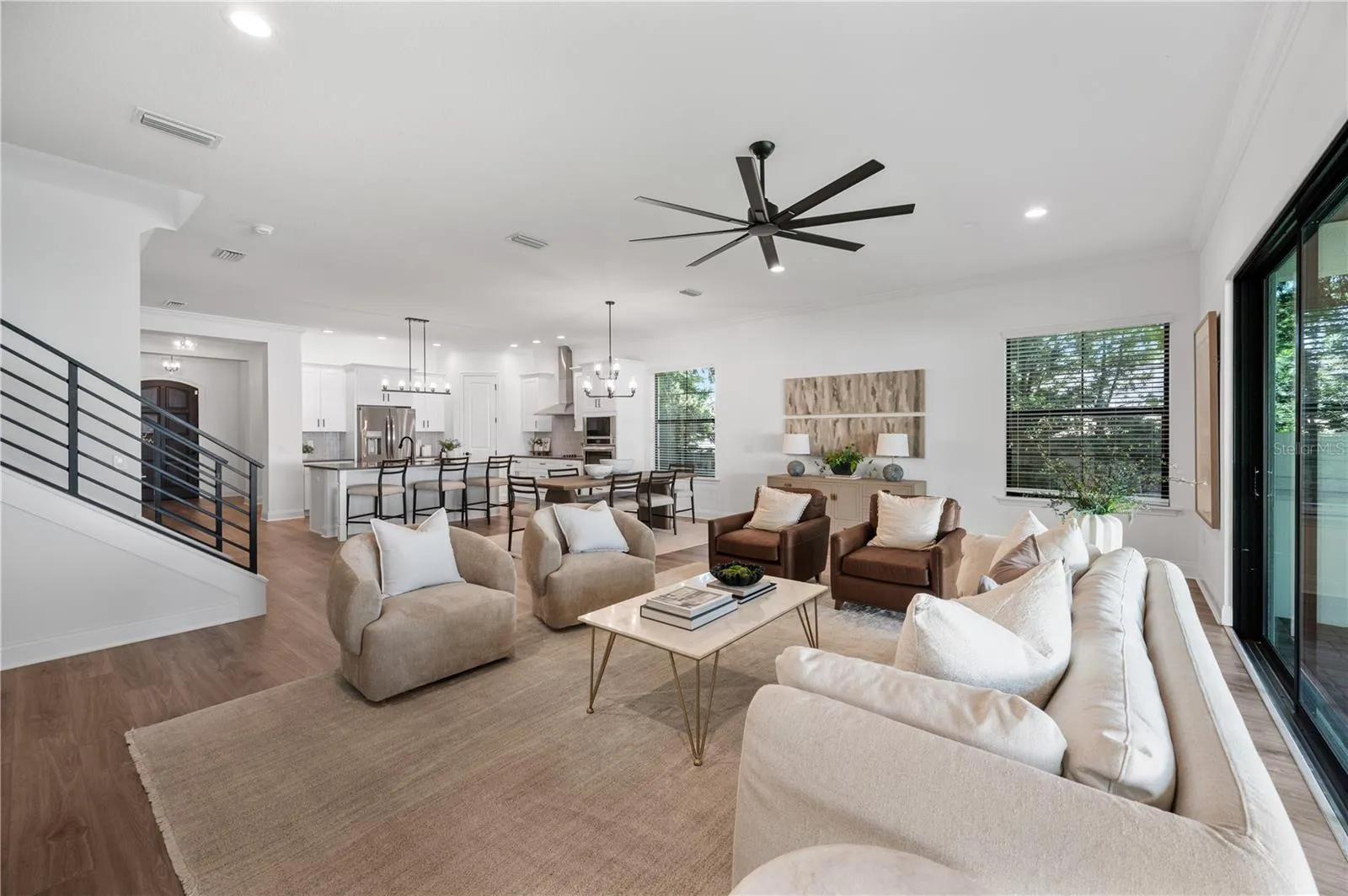 Open concept living space