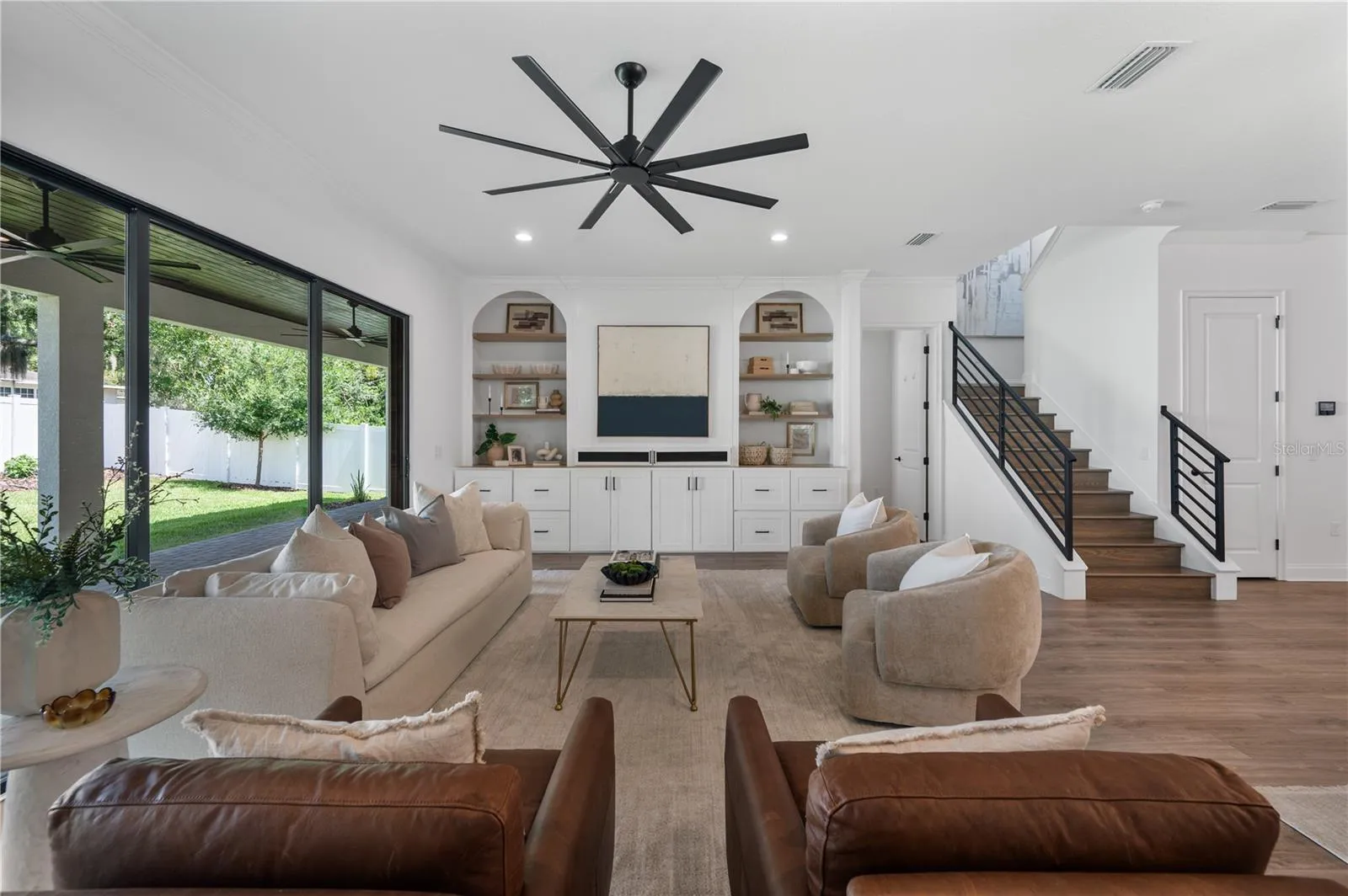 Open concept living space