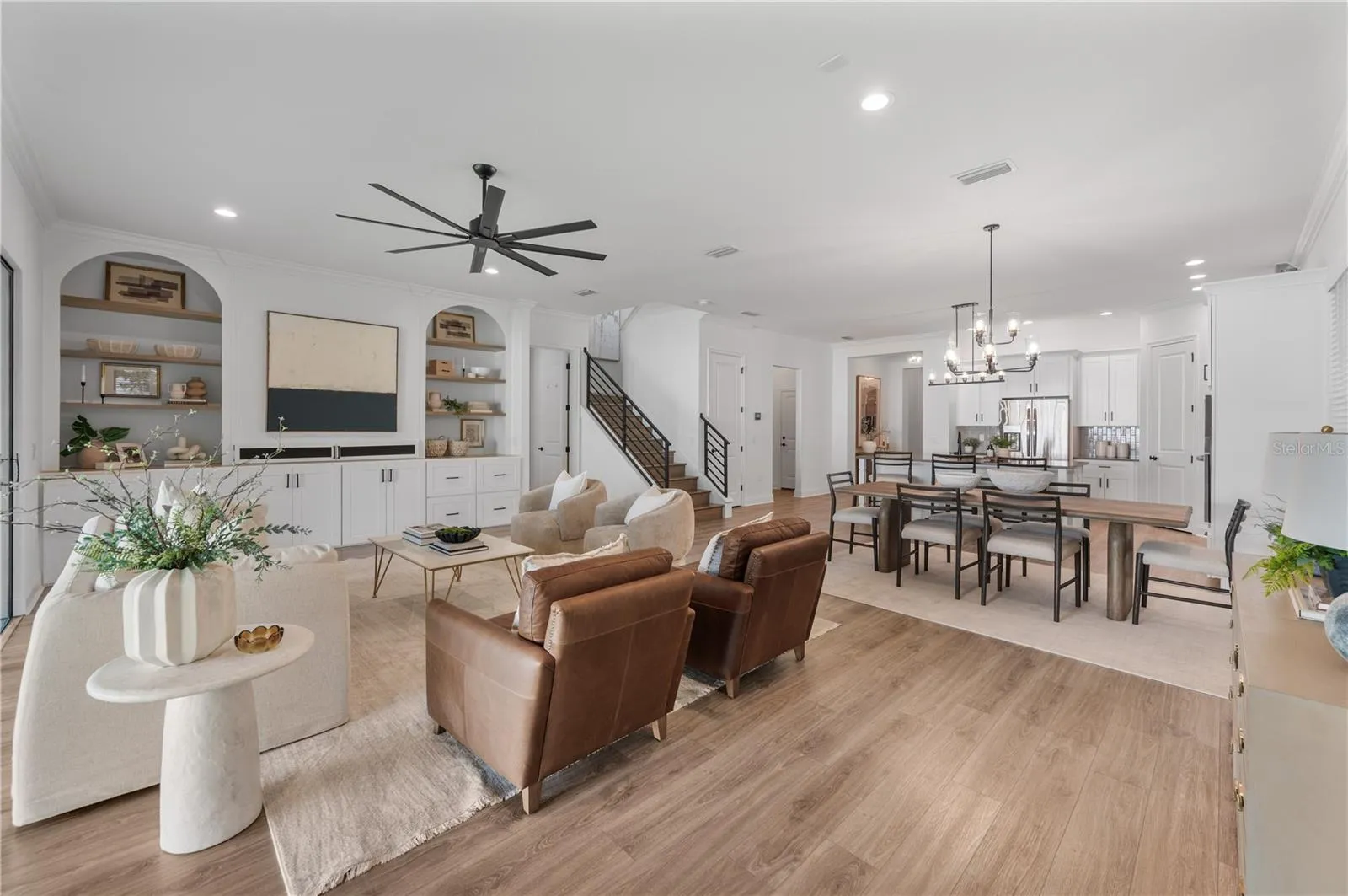 Open concept living space