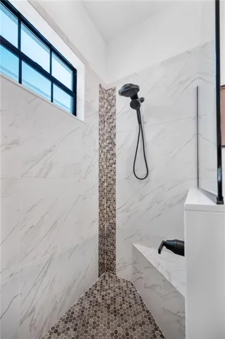 Primary ensuite walk-in shower