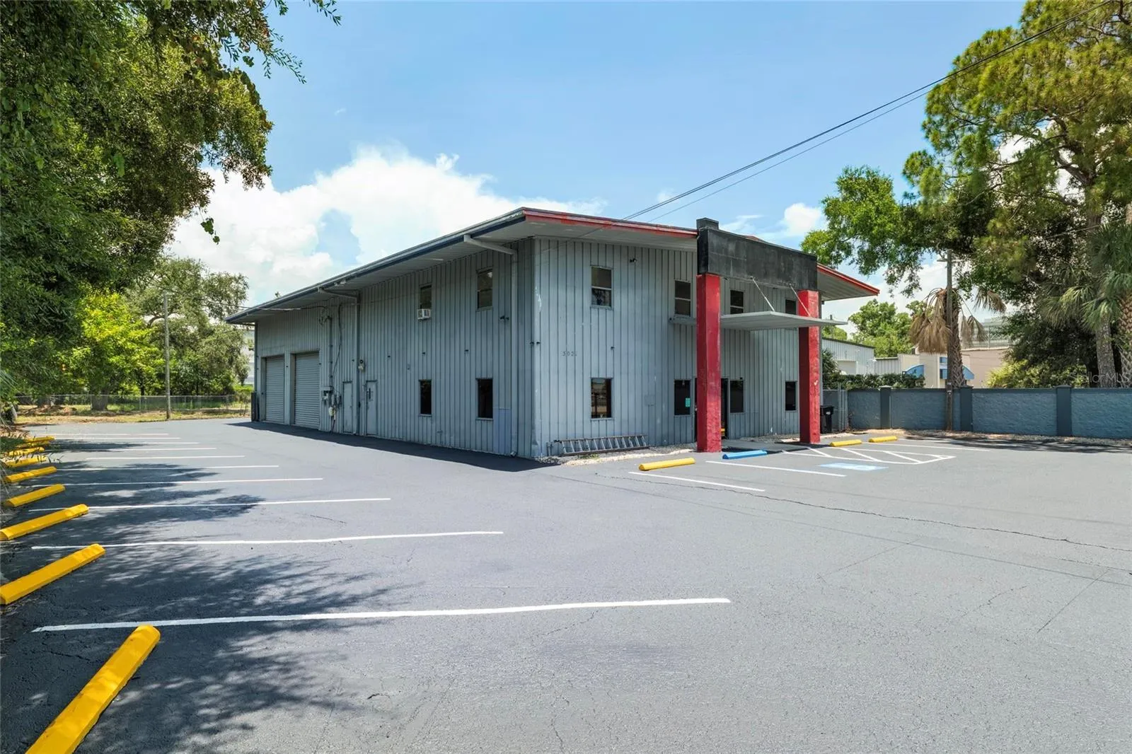 Parking Side of Building