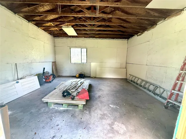 Inside of Shed