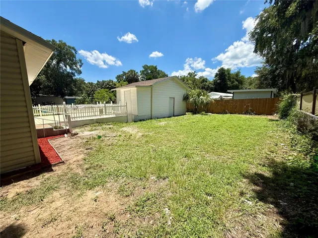 Shed & Backyard