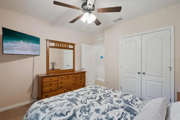 Mother-in-law or guest suite, tucked away for privacy
