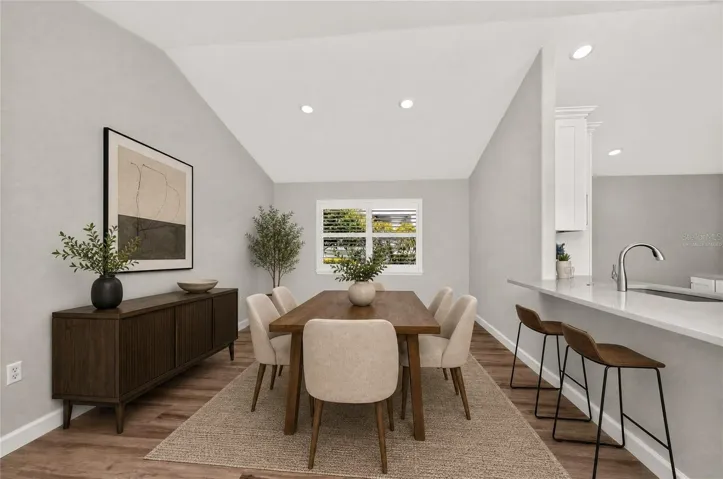 Virtually Staged Dining