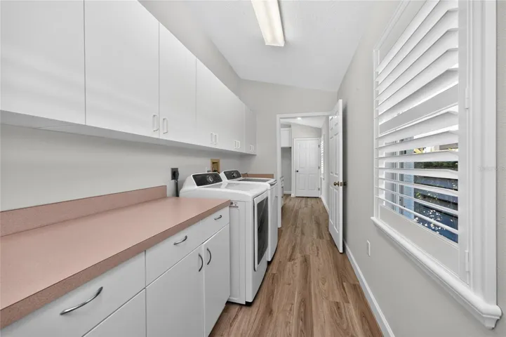 Laundry with so much storage