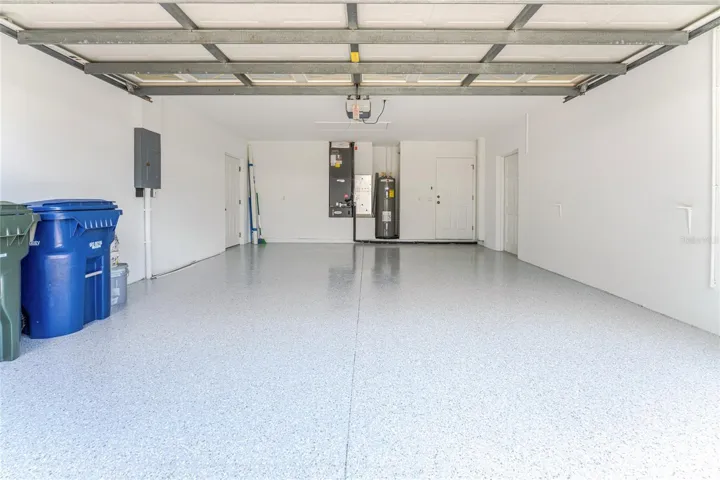 Freshly painted - now epoxy floor