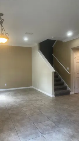 Living and dining room area