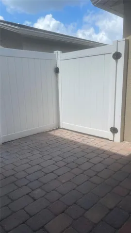 Private gated patio