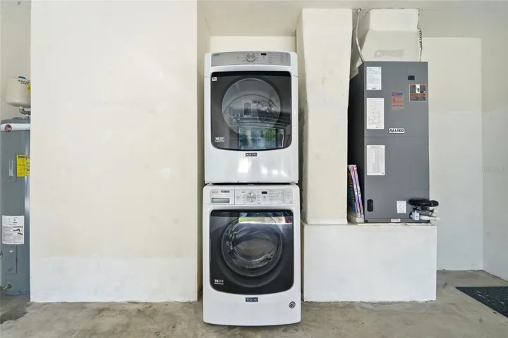 LAUNDRY IN GARAGE