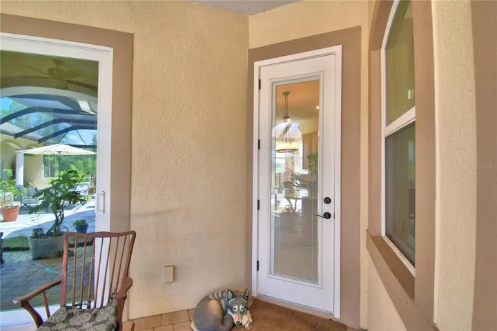 Entrance to Kitchen from Courtyard