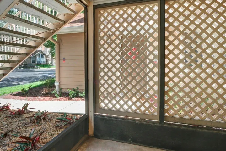Screened patio