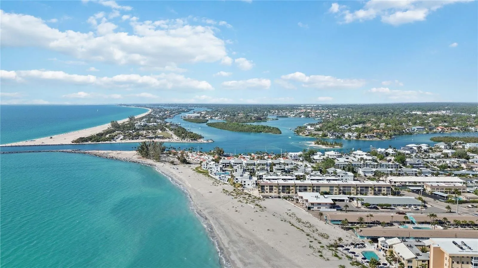 Aerial view of Venice Beach