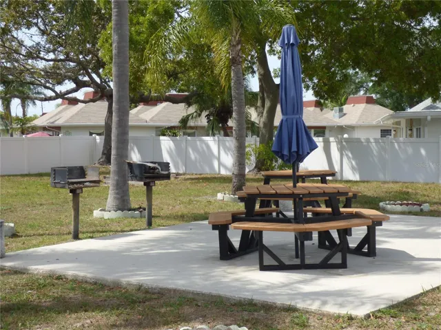 Picnic tables