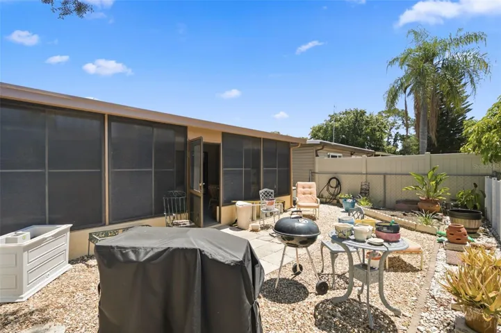 Spacious back yard