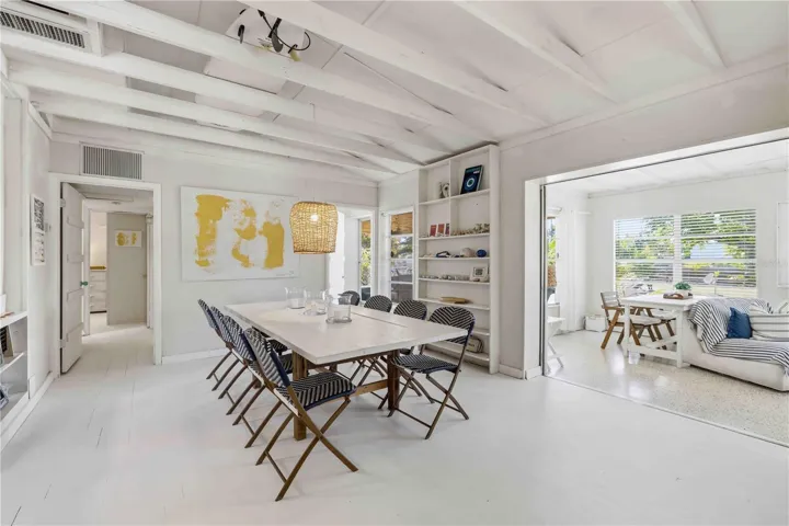 Dining room to Florida Sunroom