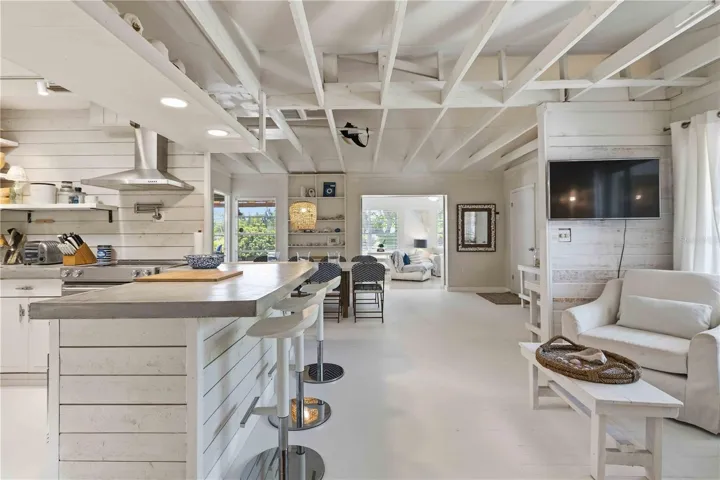 Beautiful exposed rafters