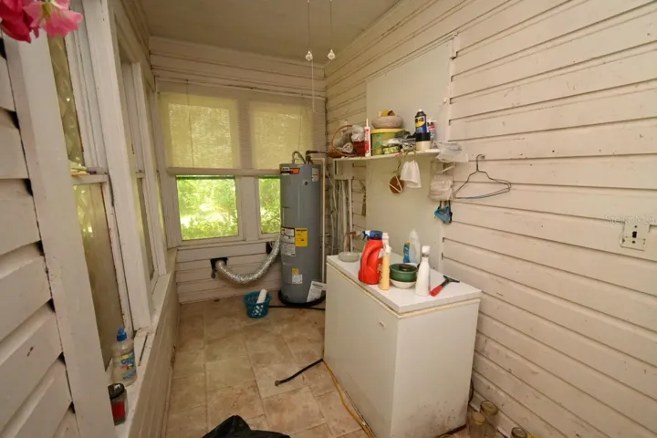 LAUNDRY ROOM REAR OF HOME