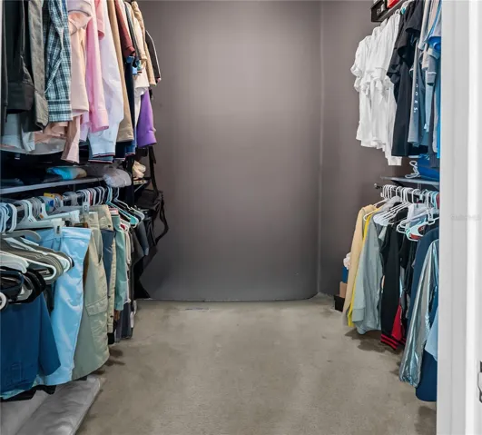 Walk-In Closet in Primary Bedroom