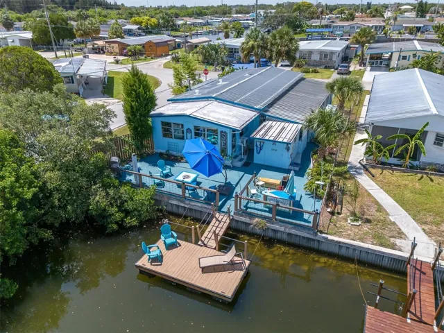 Canal view of home.